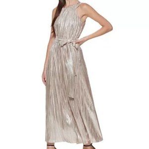 Vince Camuto Halter Neck Midi Dress